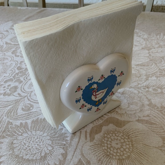 Vtg Treasure Craft Napkin Holder - Picture 2 of 6